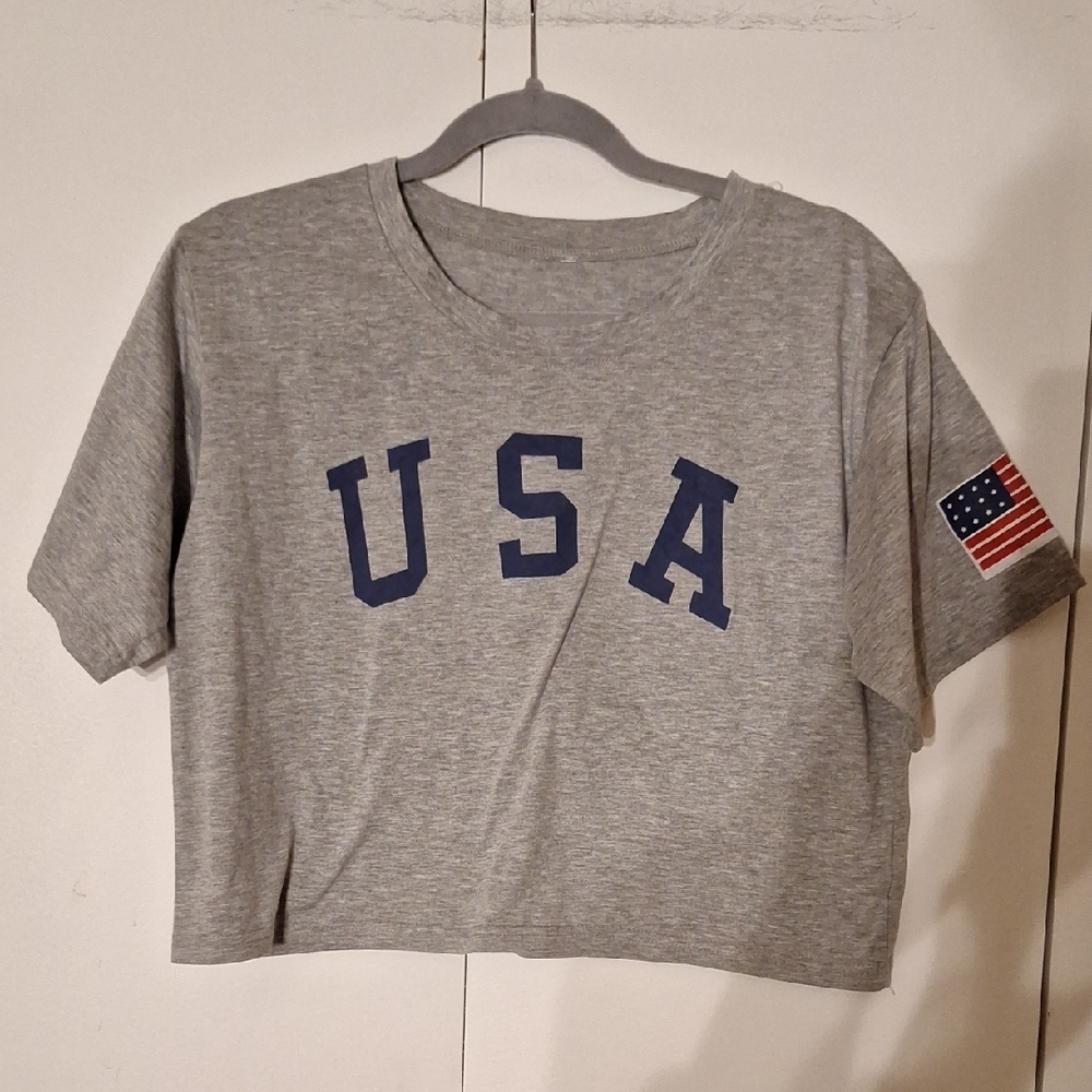 Gray USA T-Shirt
